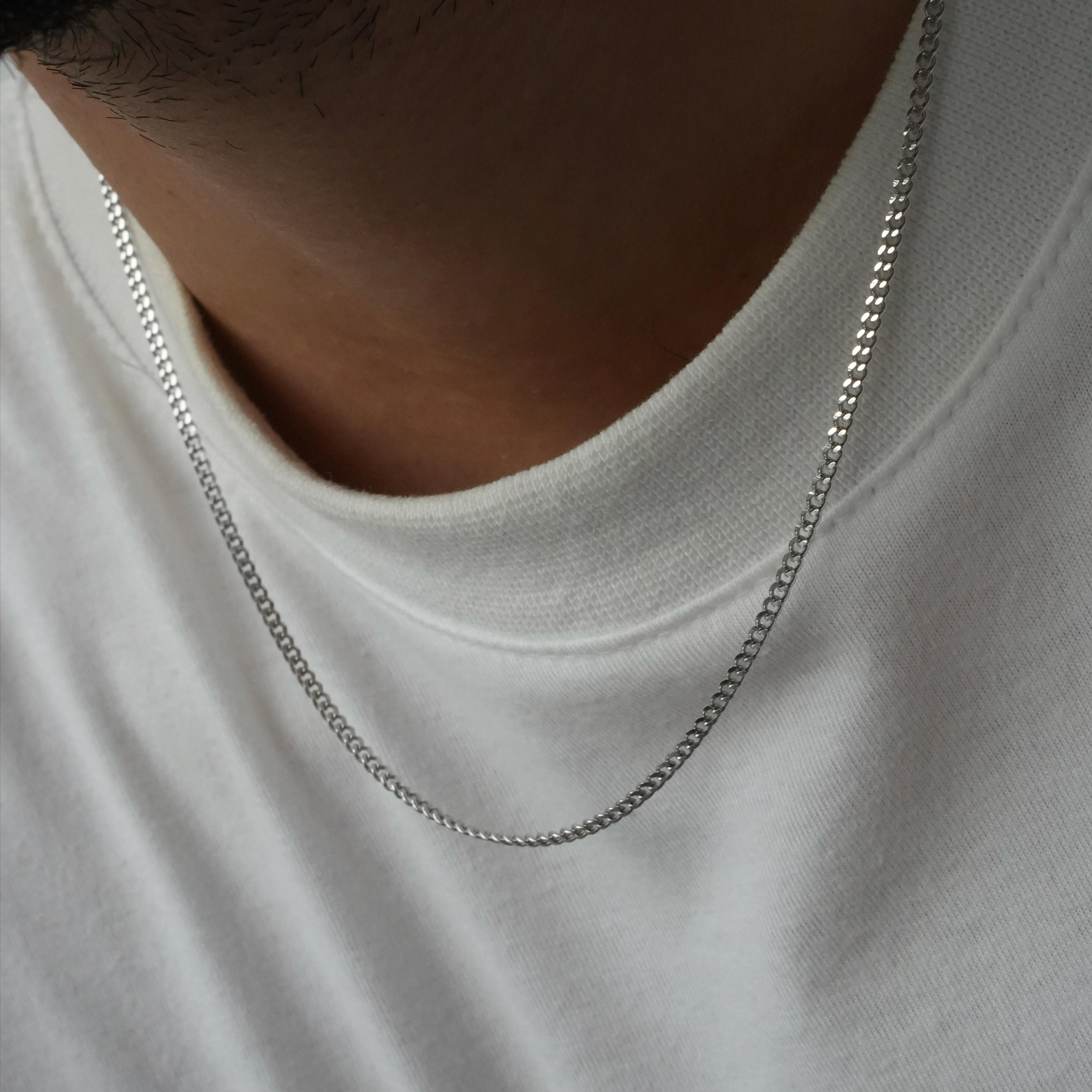 MICRO CUBAN CHAIN - SILVER 925