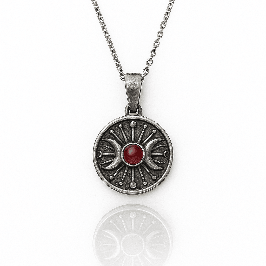 RED MOON NECKLACE 925