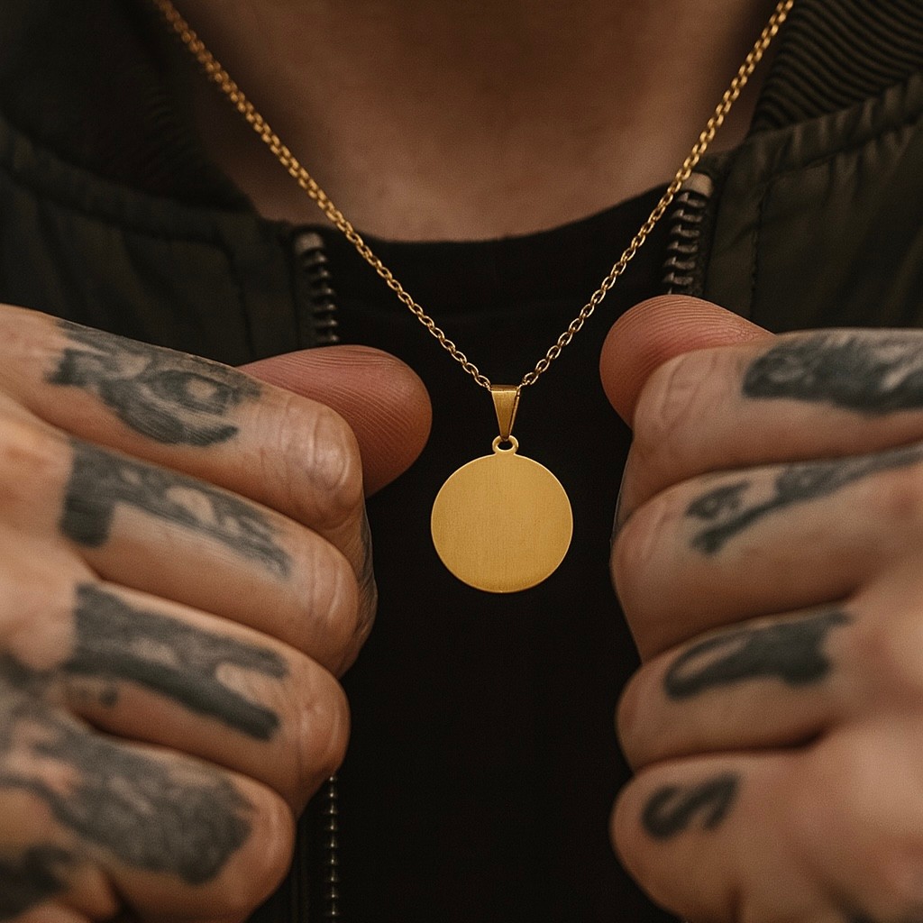 MEDALLION NECKLACE 925