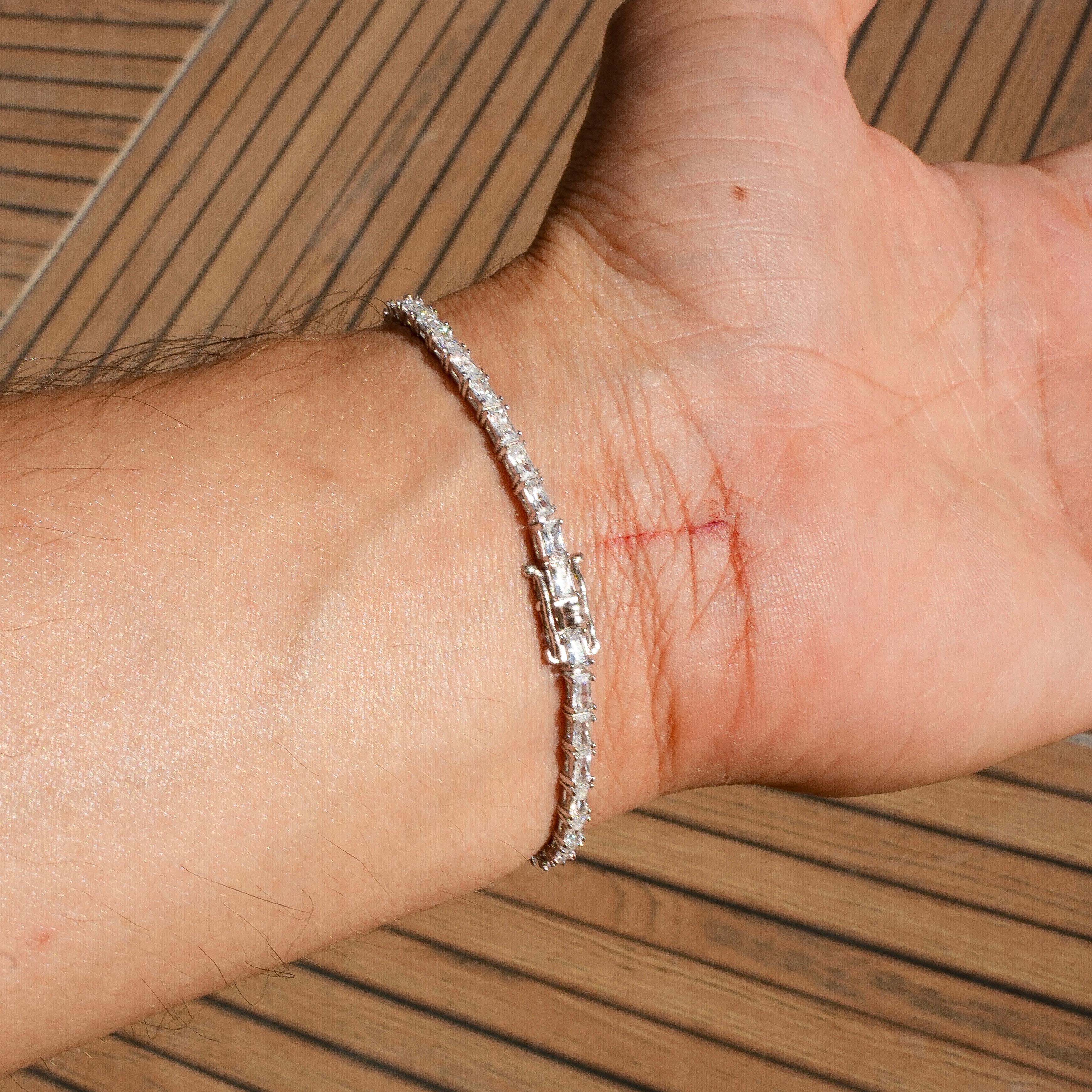THIN BAUGETTE BRACELET 925