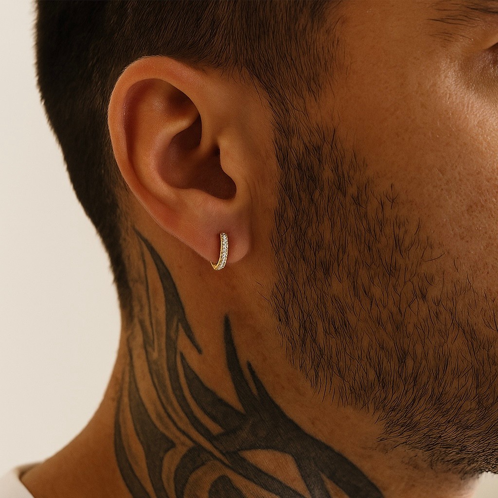 ICY ROUND EARRINGS