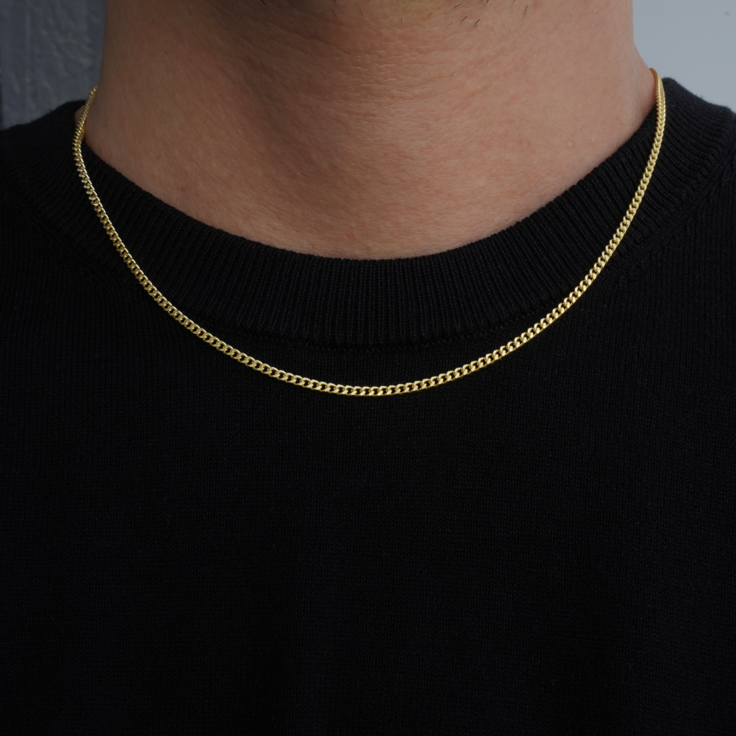 MICRO CUBAN CHAIN - GOLD 925