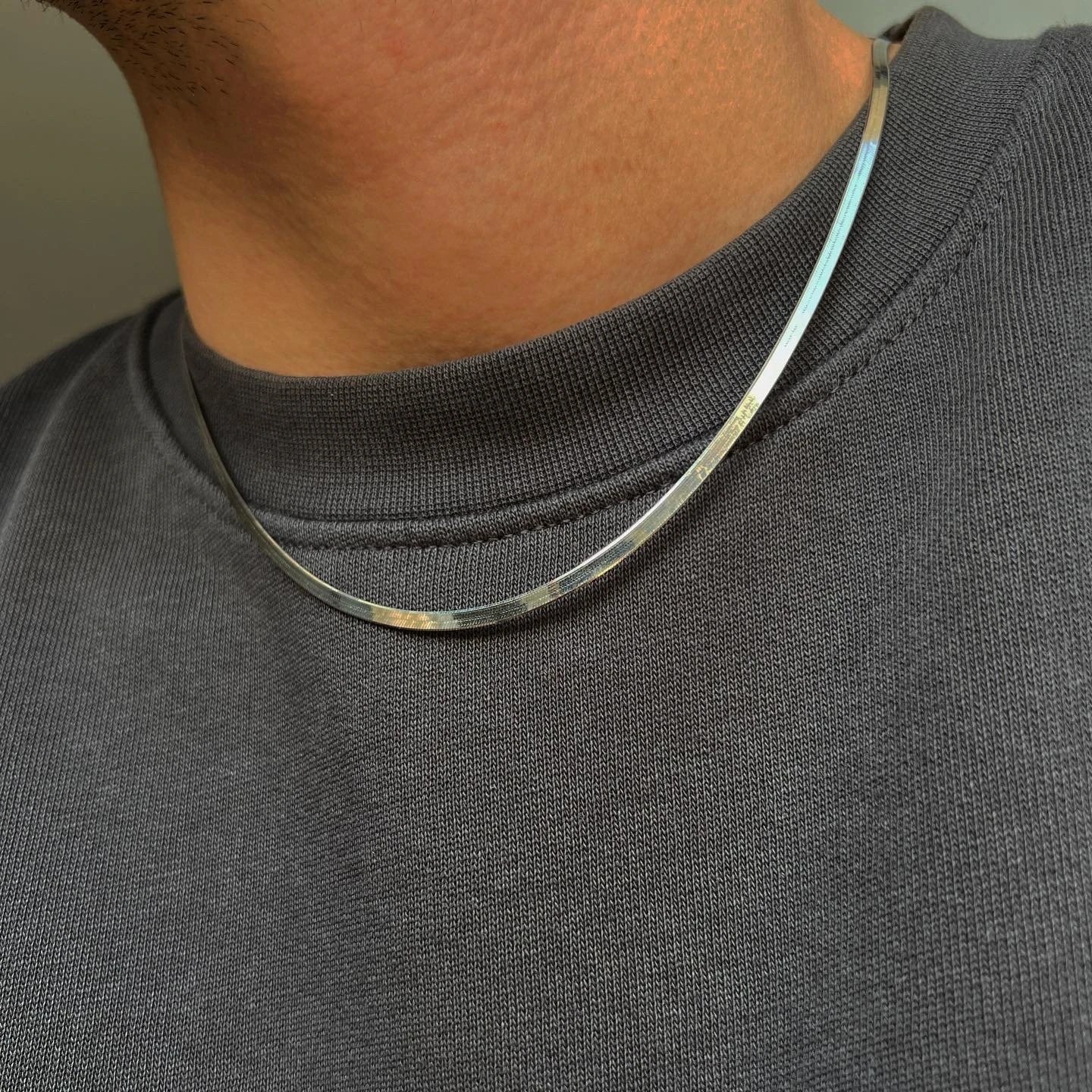 HERRINGBONE NECKLACE 925