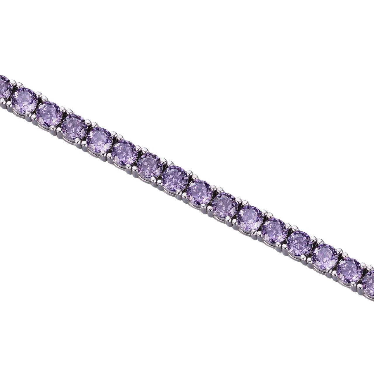 PURPLE TENNIS BRACELET 925