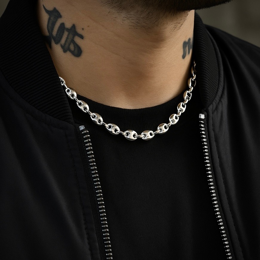 OVAL LINK NECKLACE 925