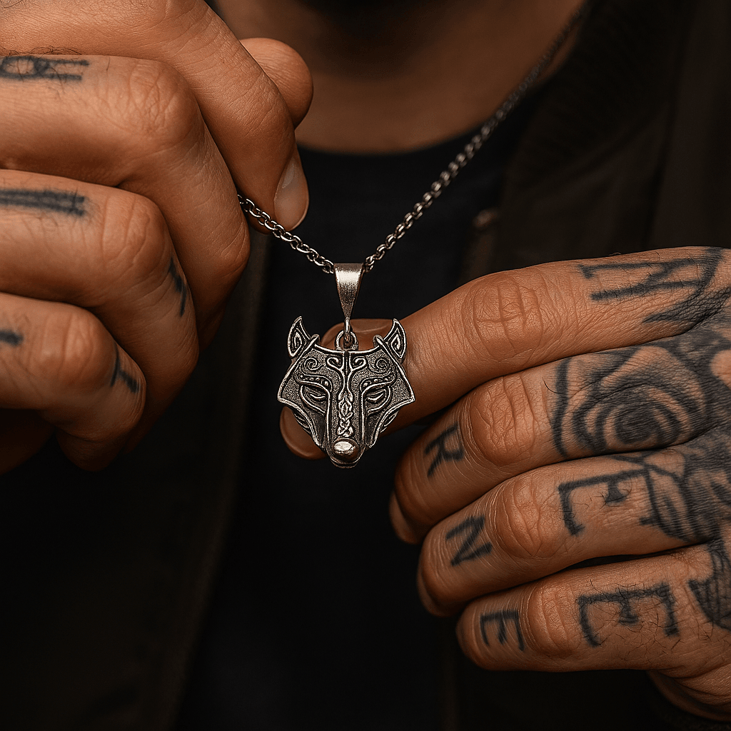 WOLF NECKLACE 925