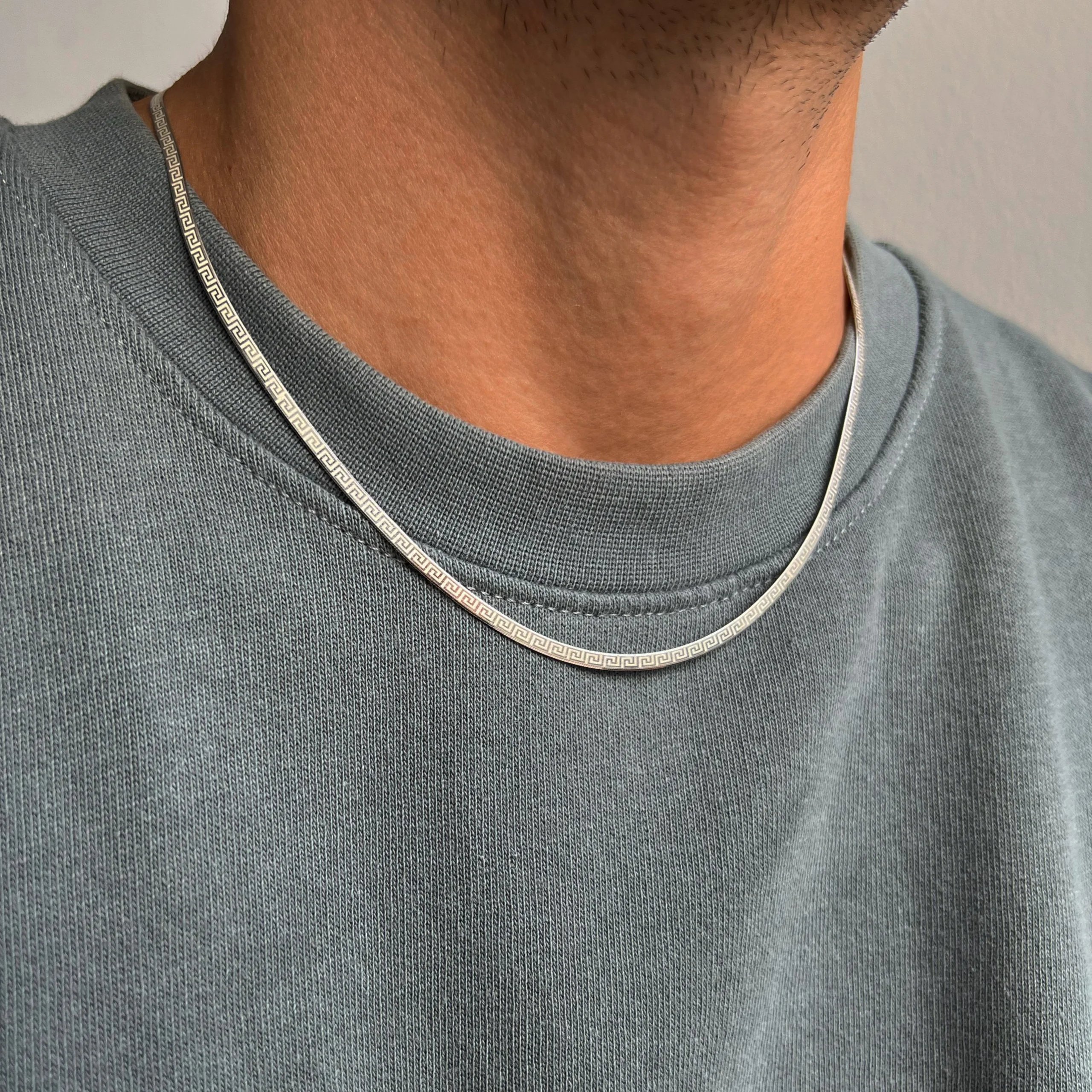 GREK PATTERN NECKLACE 925