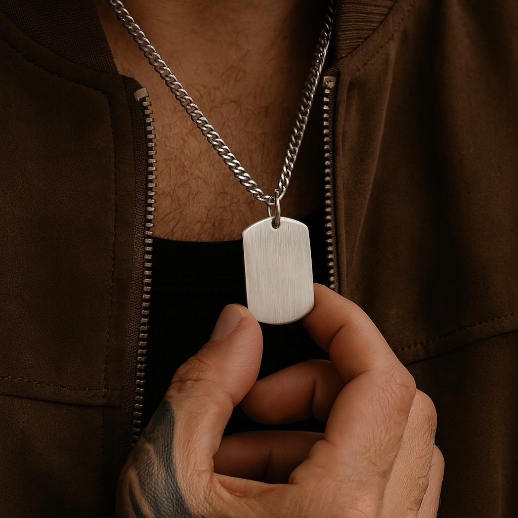 DOG TAG NECKLACE 925