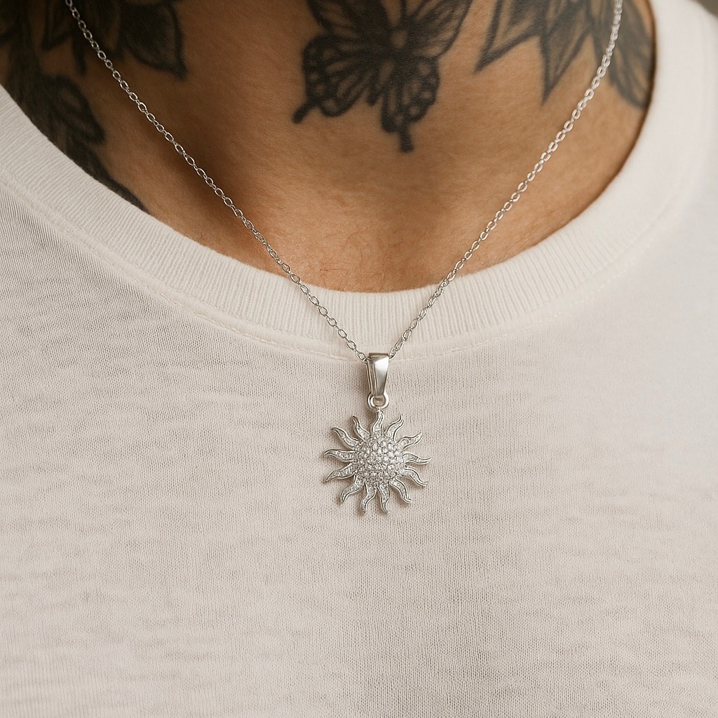ICY SUN NECKLACE 925