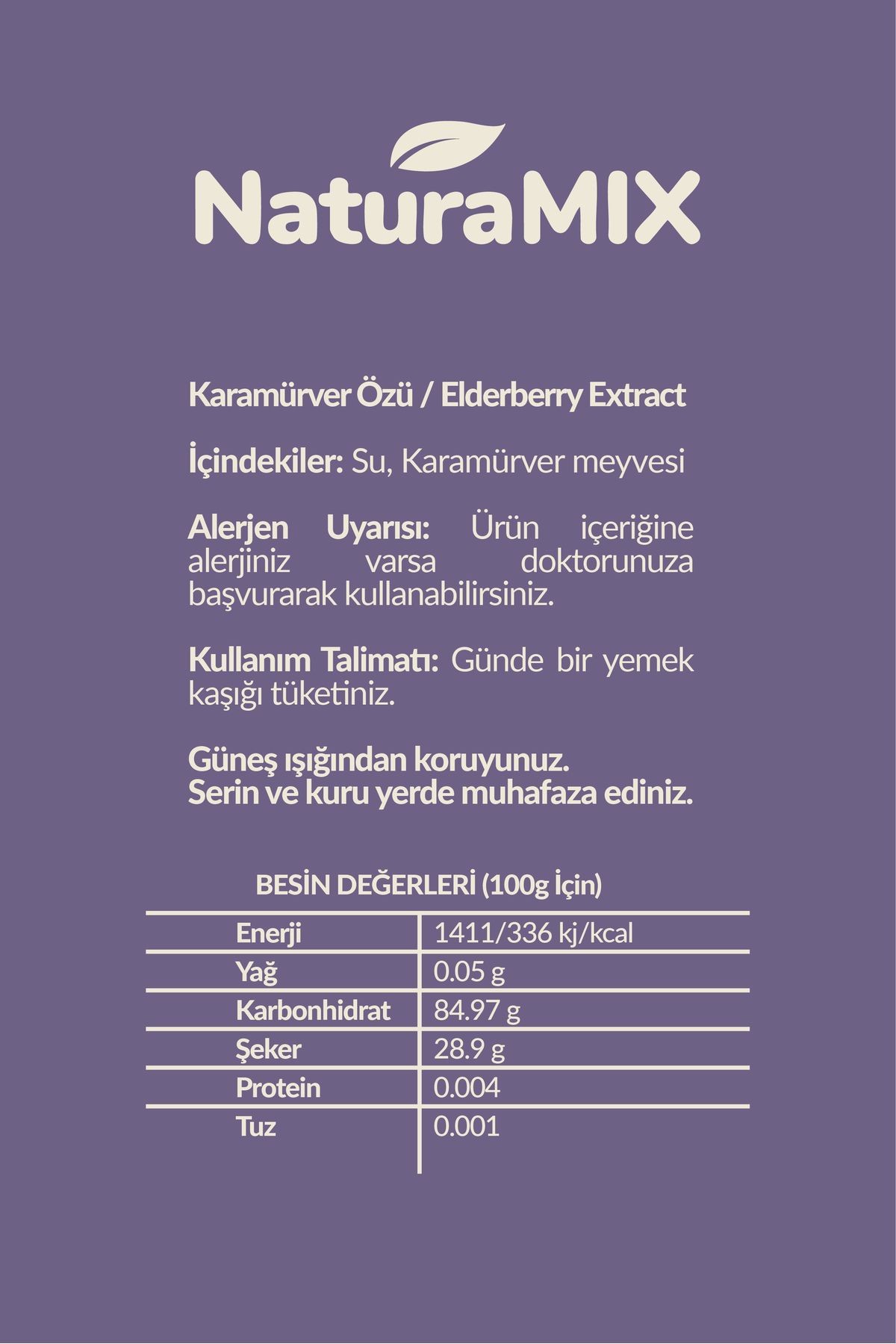 Karamürver Özü 315 gr