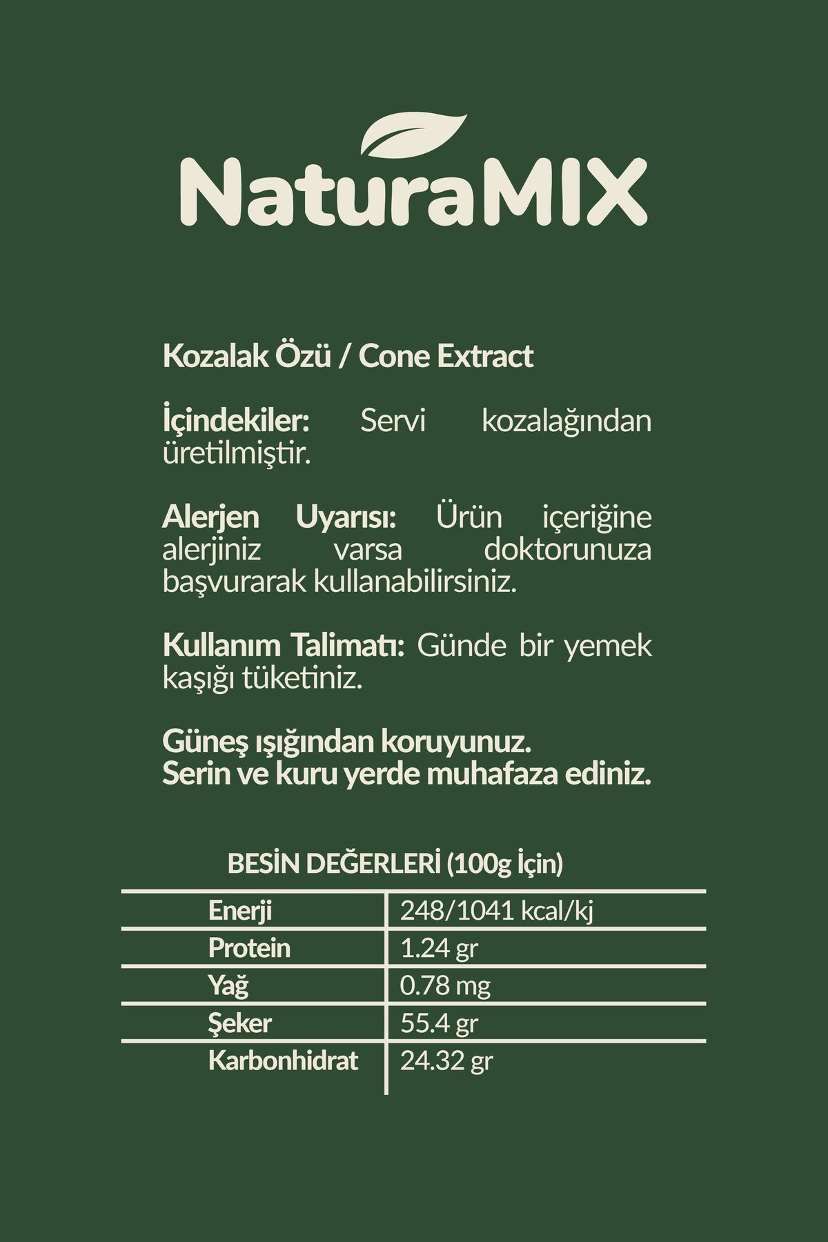 Servi Kozalak Özü