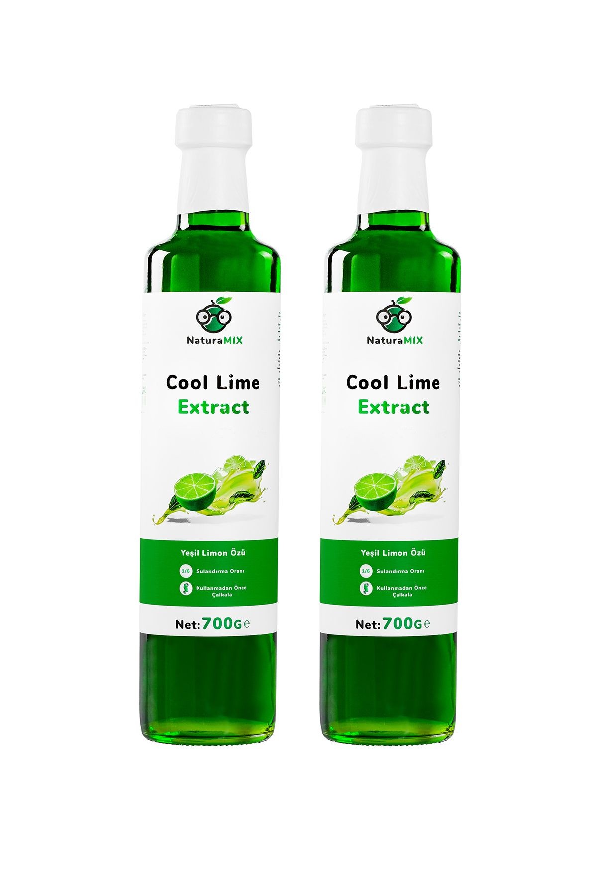 Cool Lime Özü 500 ml 2 Li Misket Limon Ve Nane Ferahlığı 700 gr