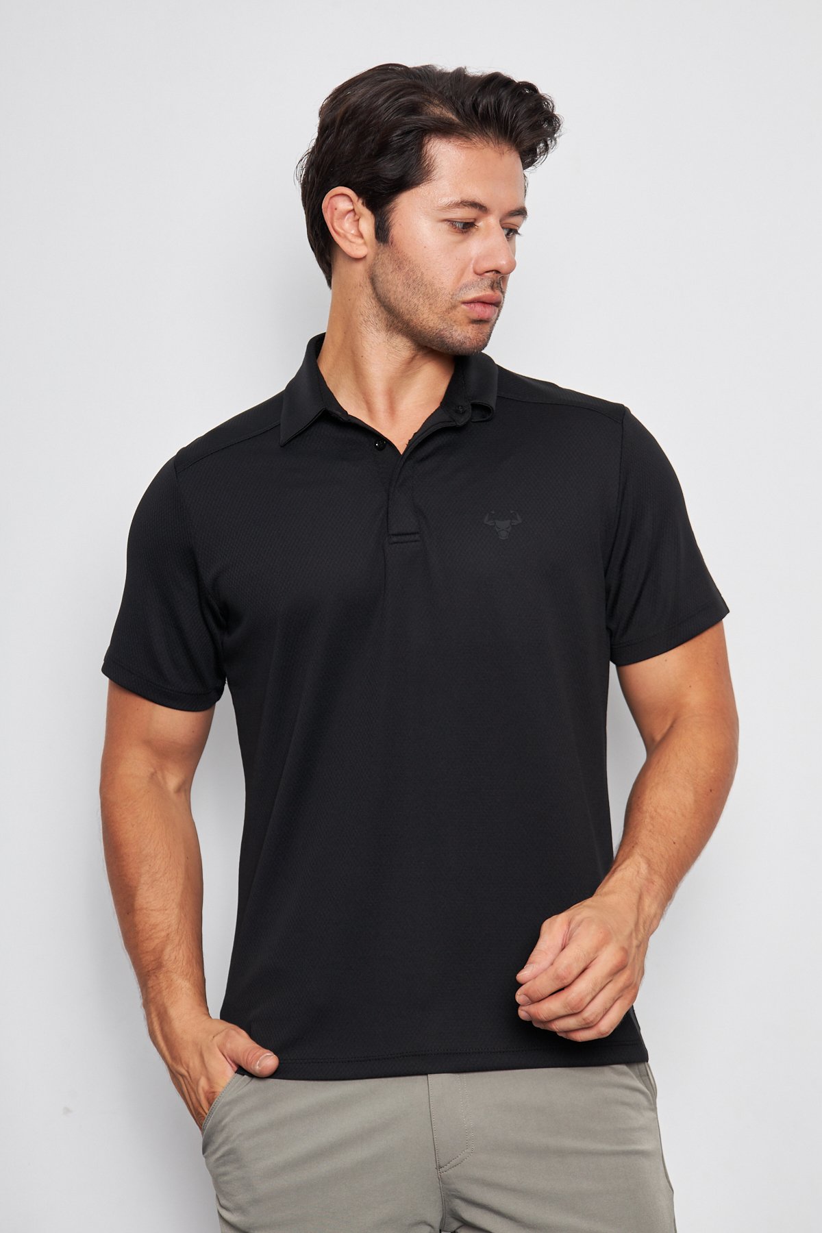 Flex Polo T-Shirt - Siyah