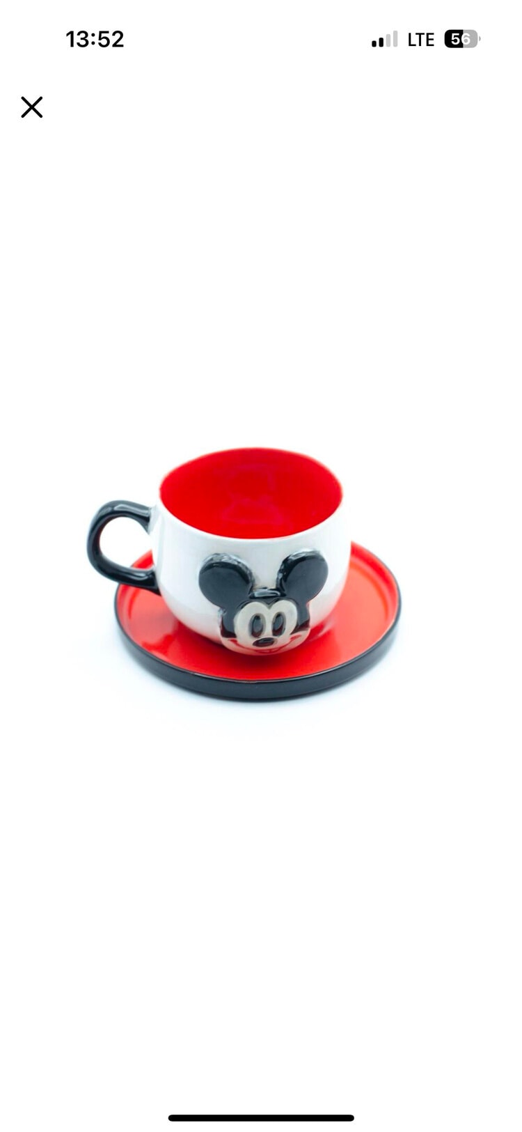 Seramik Mickey Mouse Kupa