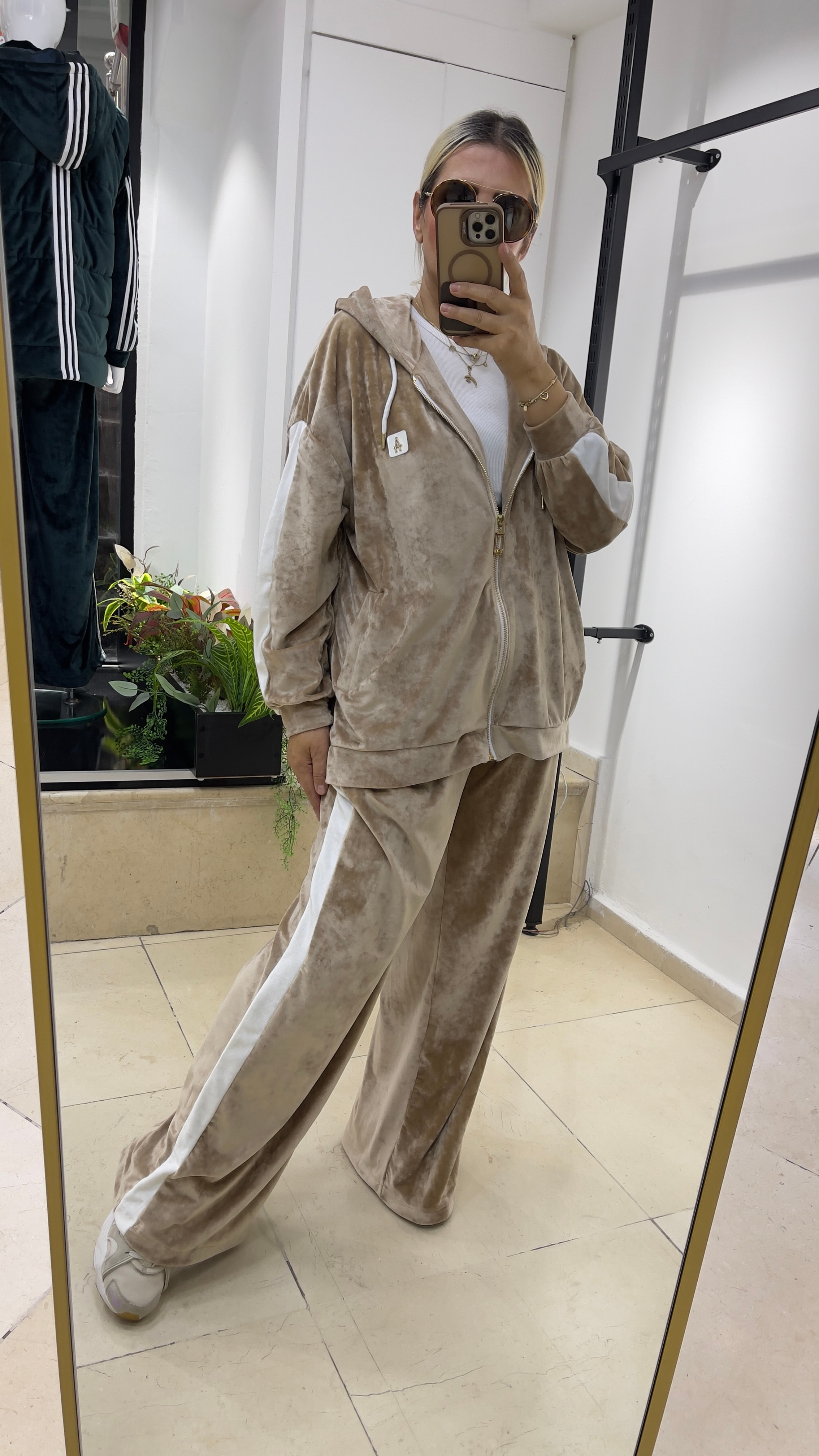 Kombinli Fransız Kadife Takım