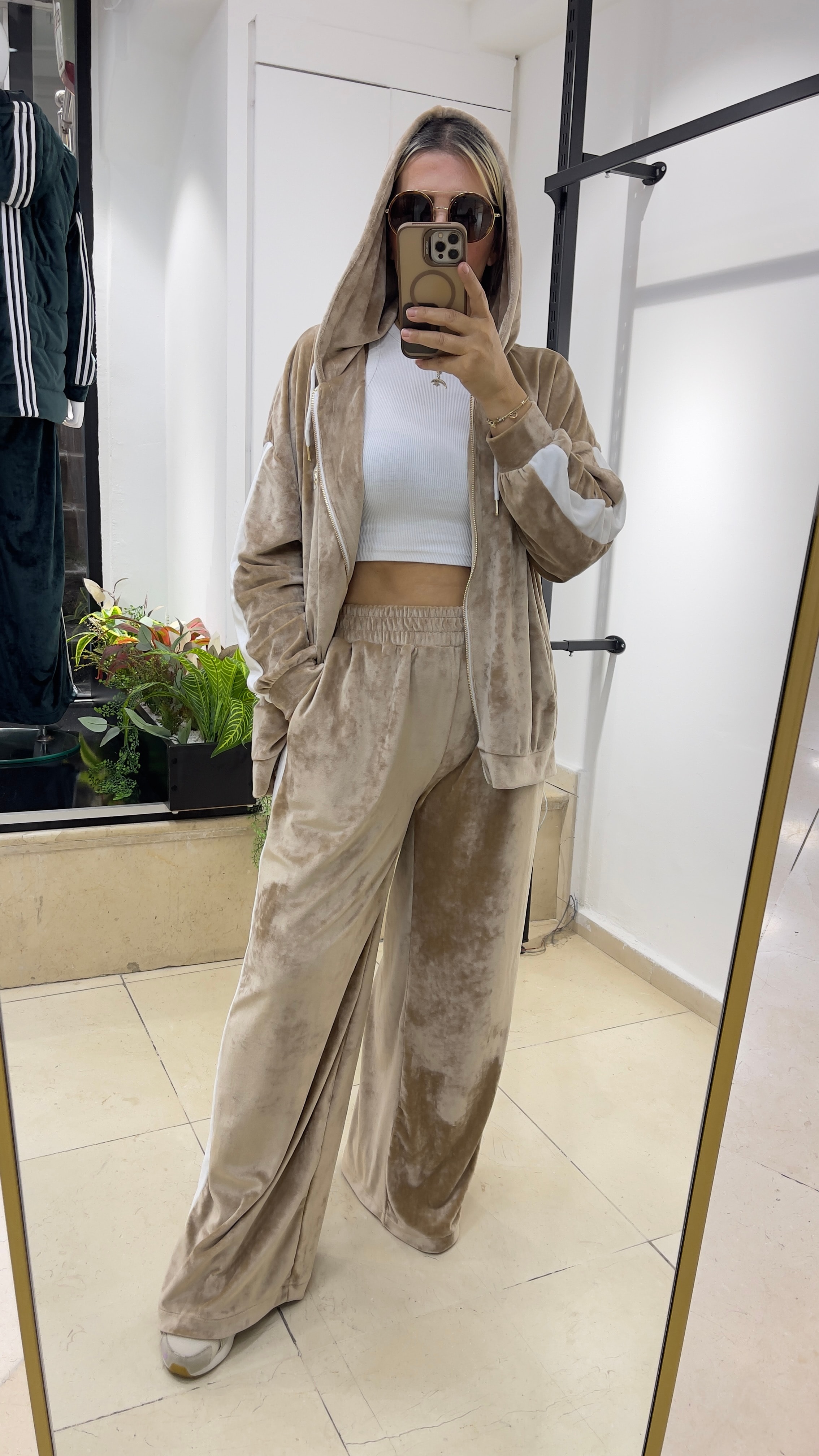 Kombinli Fransız Kadife Takım