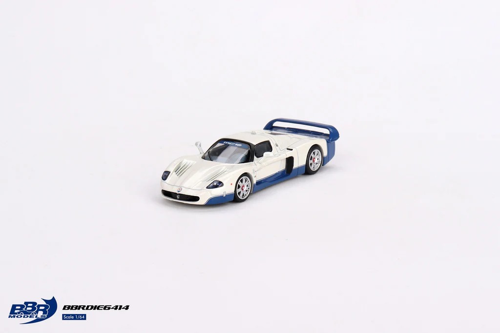 BBR Models Maserati MC12 Stradale White, Mini GT x BBR Models [6414]