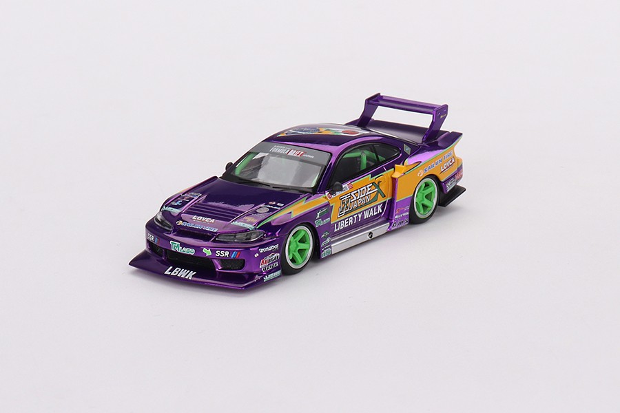 LB-Super Silhouette Nissan S15 SILVIA, #555 2022 Formula Drift Japan, Mini GT [576]