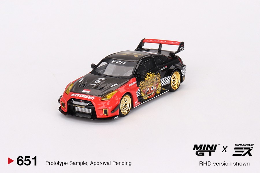 LB-Silhouette WORKS GT NISSAN 35GT-RR Ver.1, “BARONG” MINI GT x MIZU Diecast, Mini GT [651]