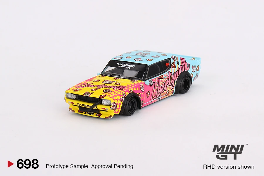 Nissan Skyline Kenmeri Liberty Walk LBWK KUMA, Mini GT [698]