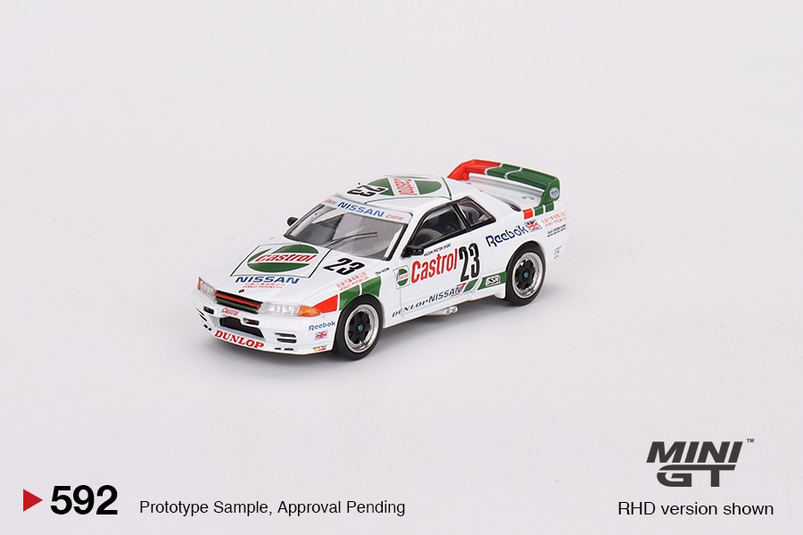 Nissan Skyline GT-R (R32) Gr. A, #23 1990 Macau Guia Race Winner, Mini GT [592]