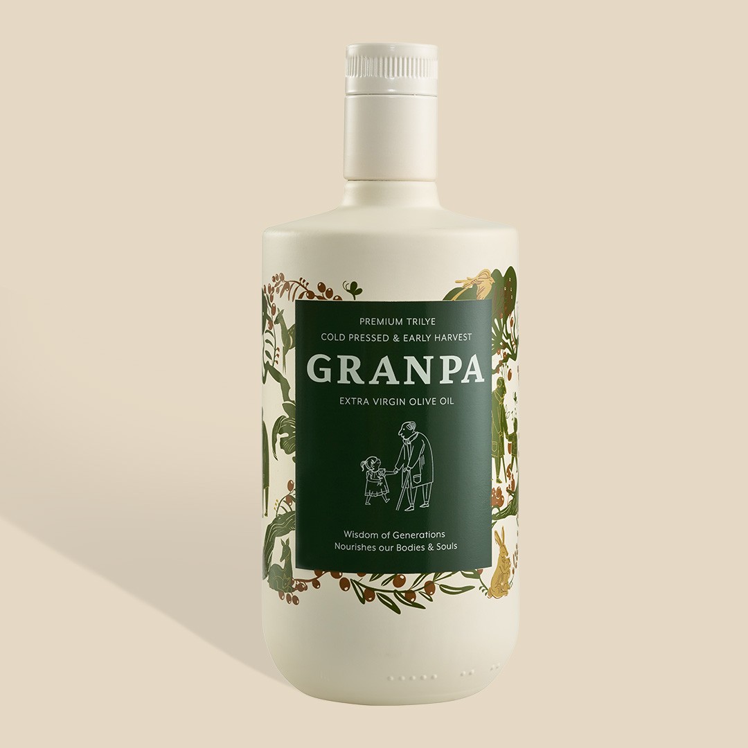 Granpa Premium Trilye 750 ml Erken Hasat Soğuk Sıkım Zeytinyağı