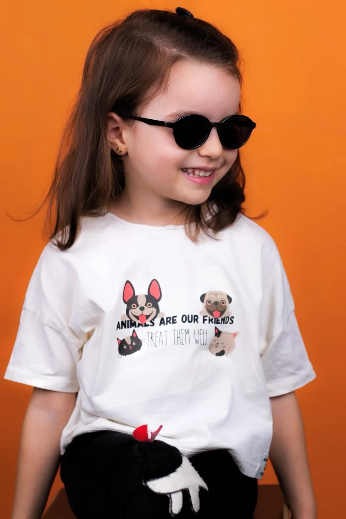 By Donetto Yeni-unisex ( 1-5 Yaş ) Polarize Siyah Çocuk Güneş Gözlüğü