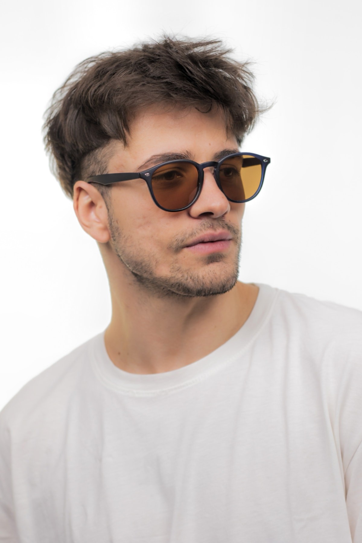 Philip Mat Lacivert Polarize Unisex Güneş Gözlüğü