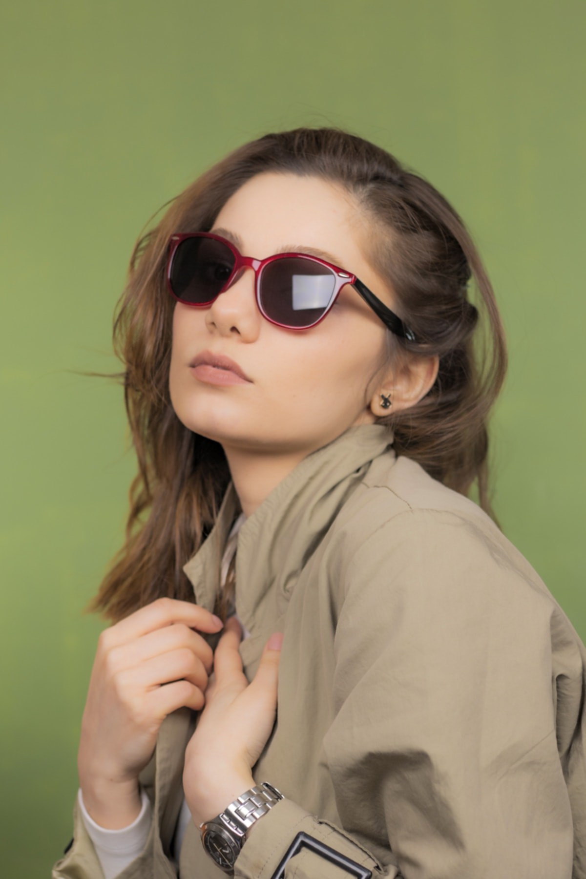 Mithra Bordo Polarize Unisex Güneş Gözlüğü