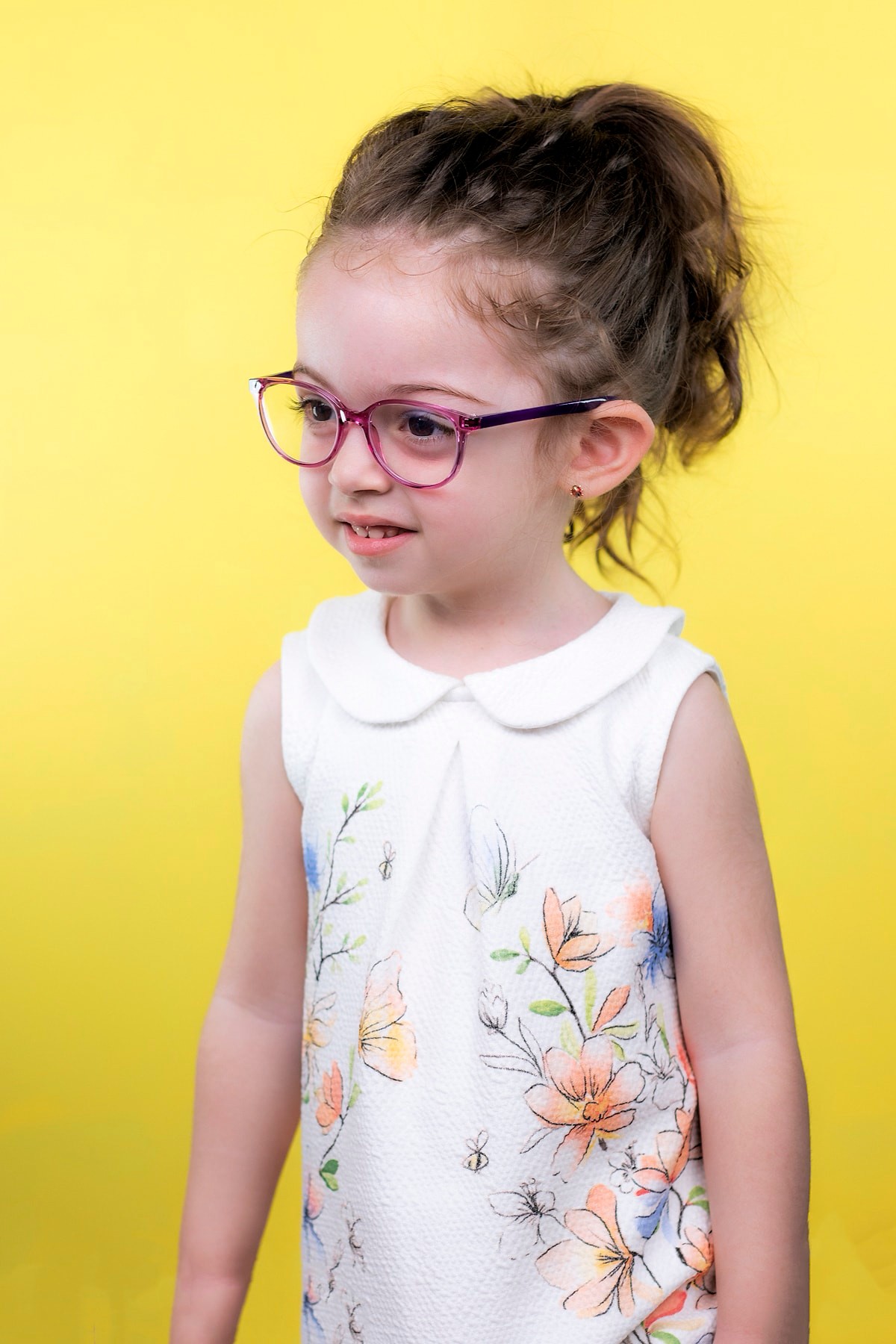 Kız Mor Çocuk Bilgisayar Ekran Gözlüğü ( 0-2 Yaş )