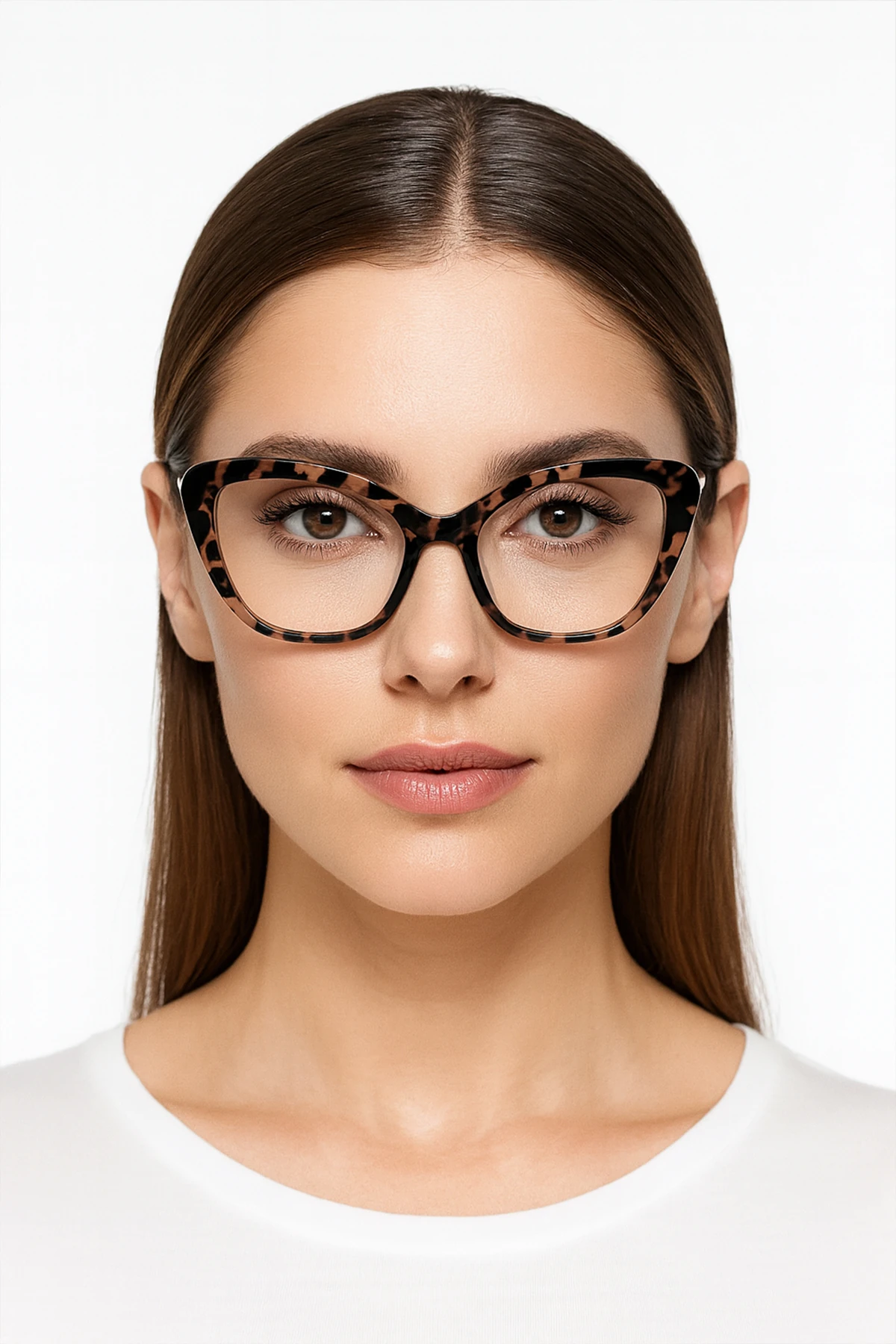 Leopar Cateye Mavi Işık Korumalı Bilgisayar Ekran Gözlüğü