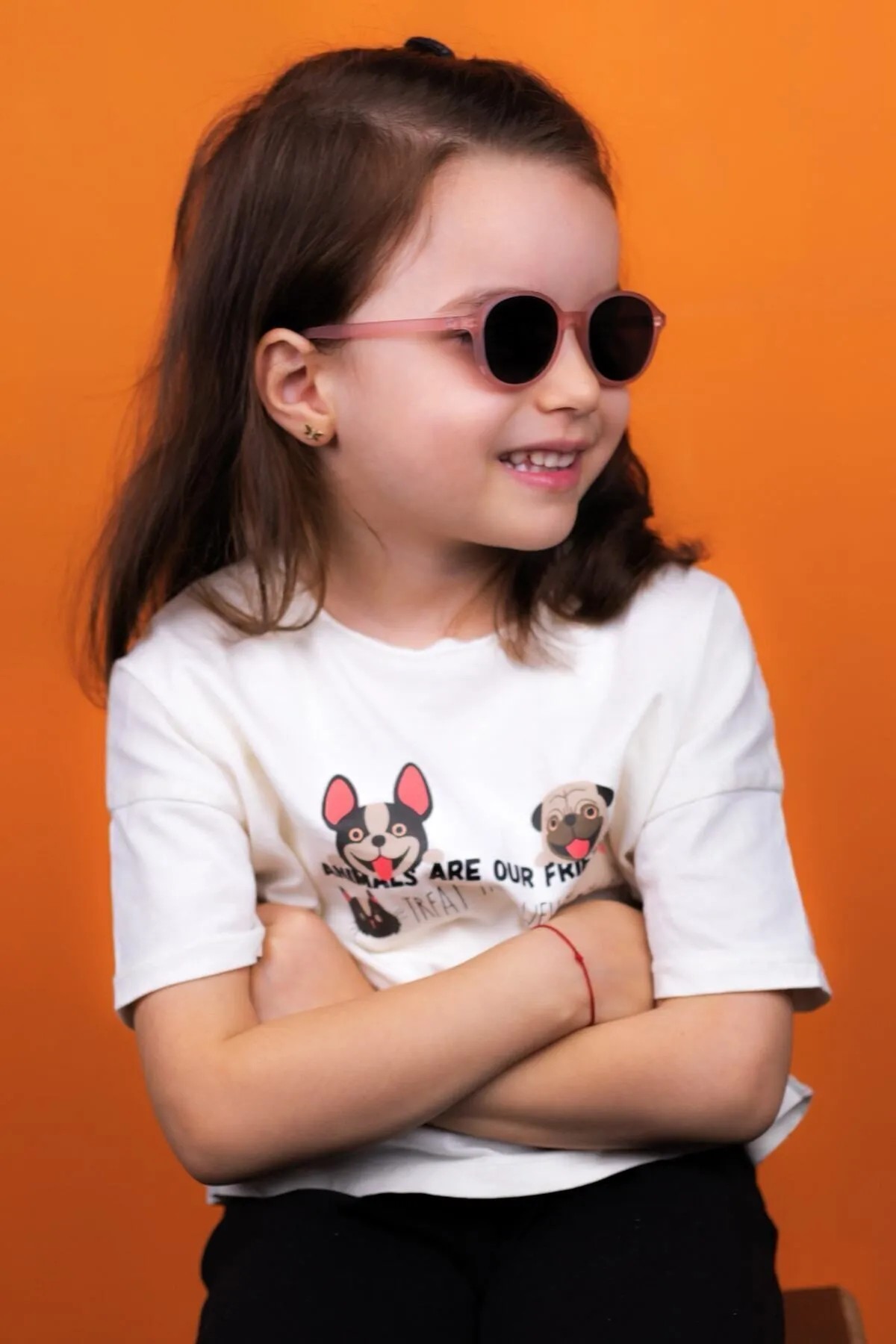 By Donetto Yeni-unisex ( 1-5 Yaş ) Polarize Pembe Çocuk Güneş Gözlüğü
