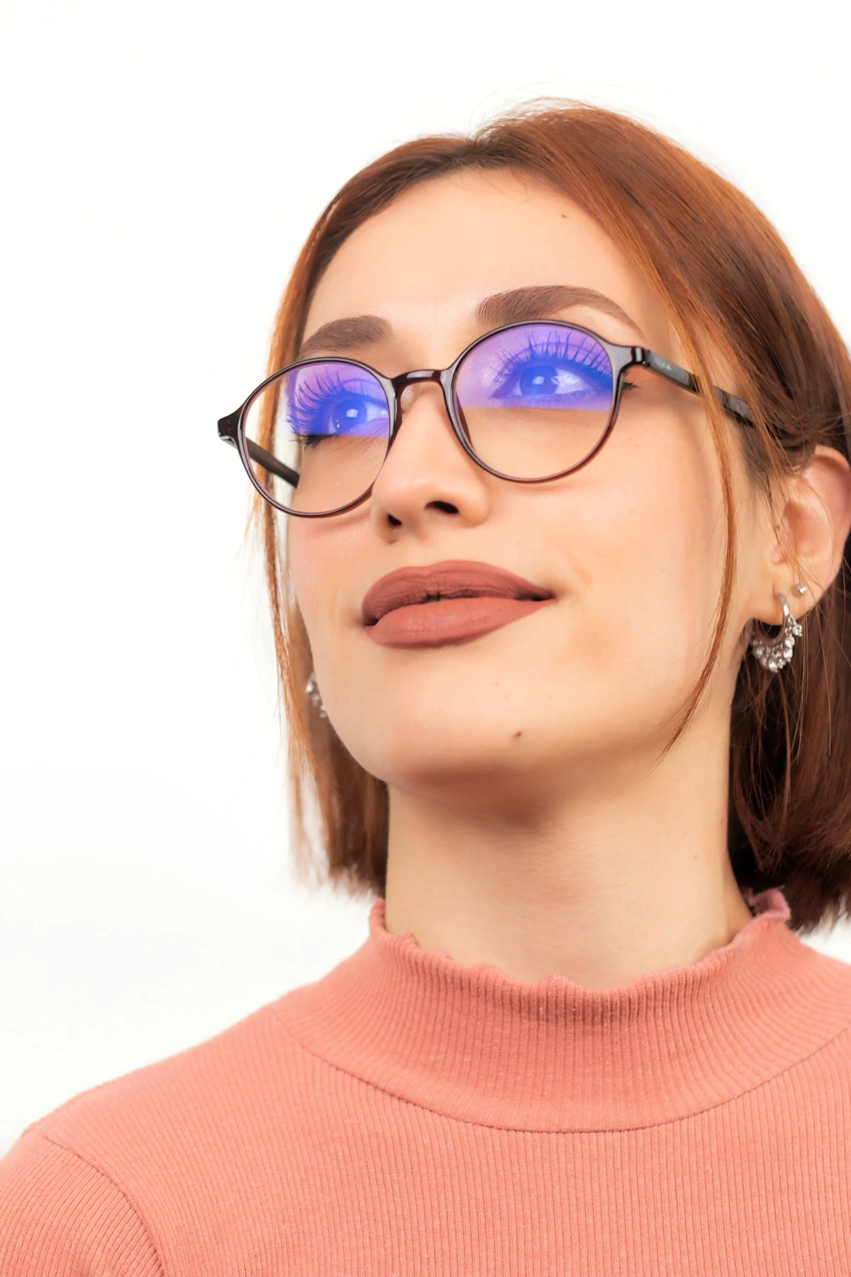 Floki Kahve Mavi Işık Koruyucu Ekran Gözlüğü