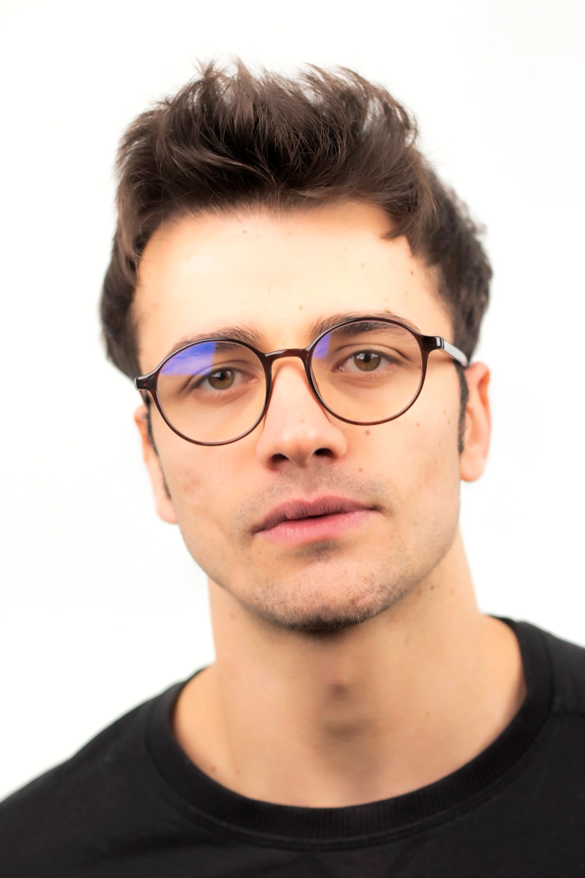 Floki Kahve Mavi Işık Koruyucu Ekran Gözlüğü