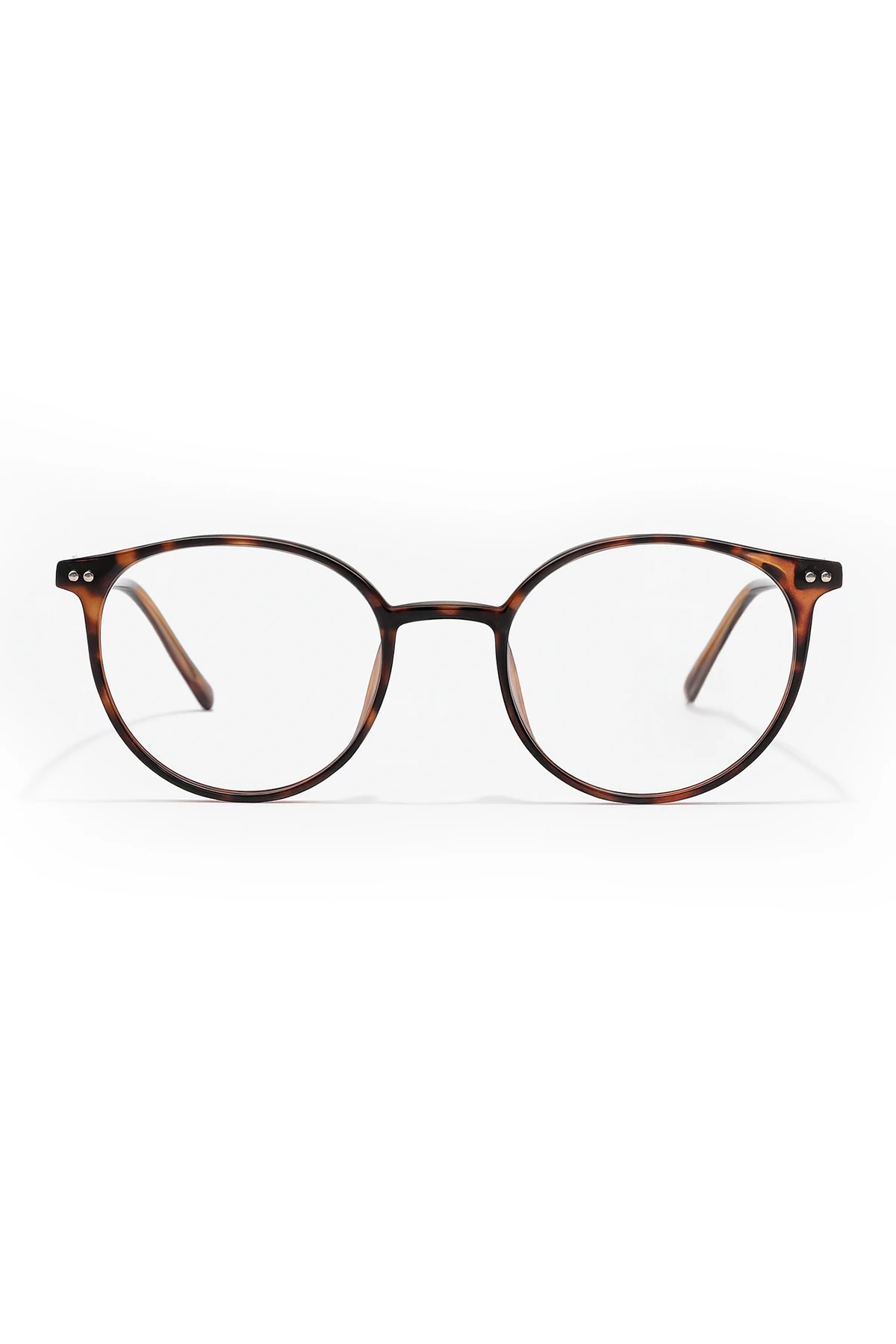 Oval Mavi ışık Korumalı Bilgisayar Ekran Gözlüğü - leopar