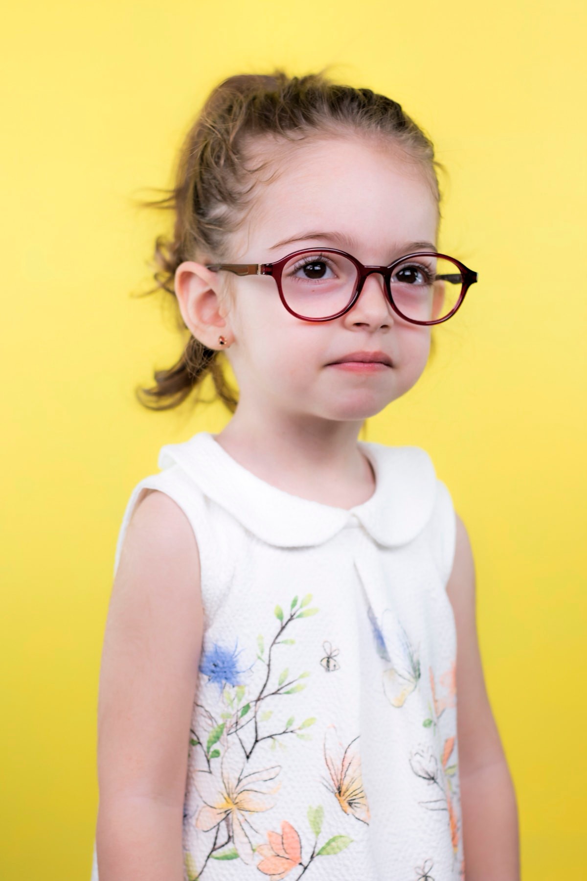 Bordo Çocuk Bilgisayar Ekran Gözlüğü ( 2-5 Yaş )