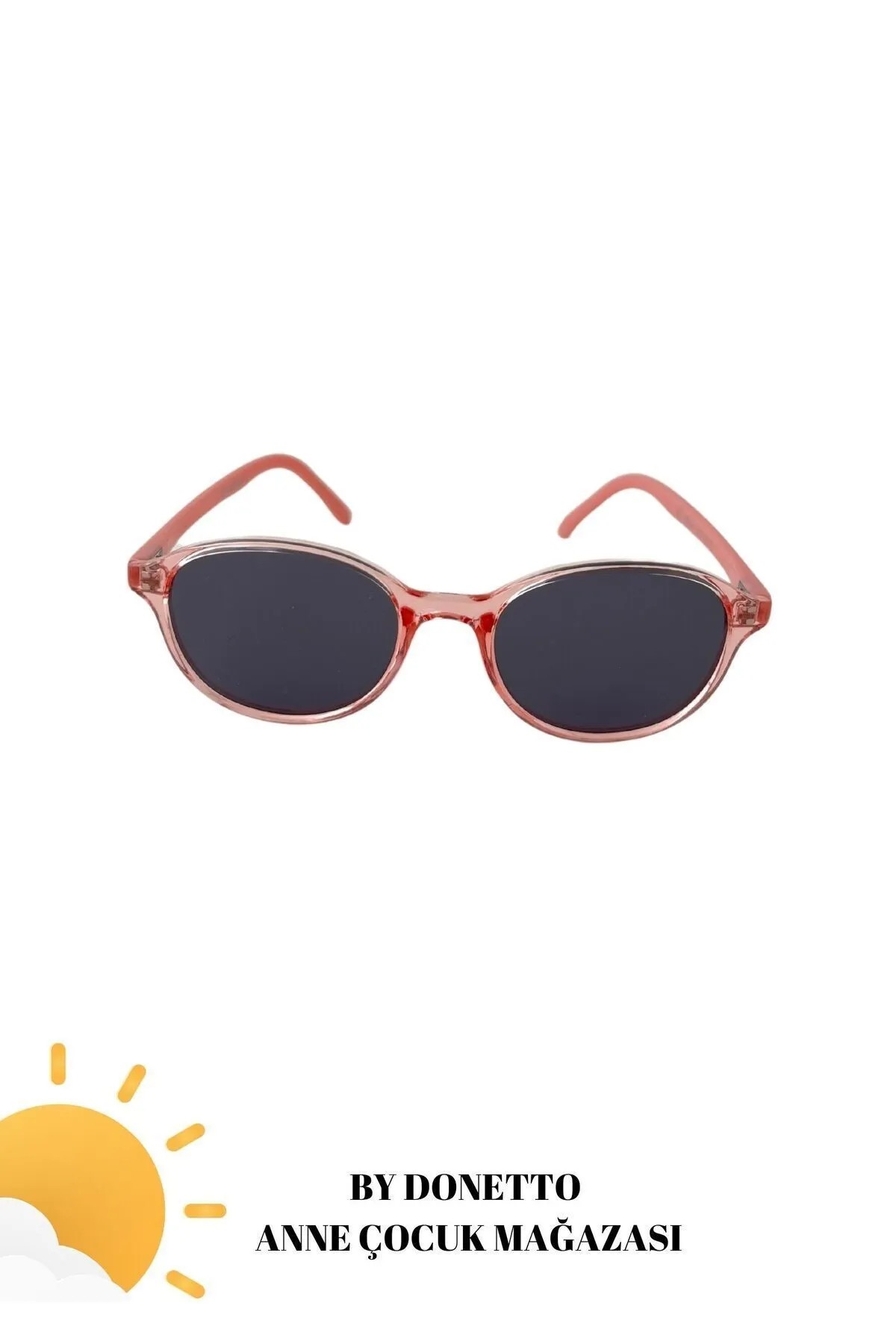 By Donetto Yeni-unisex ( 1-5 Yaş ) %100 Uv Korumalı Polarize Parlak Pembe Çocuk Güneş Gözlüğü