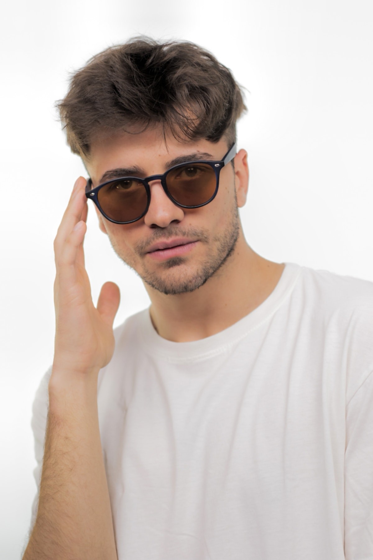 Philip Mat Lacivert Polarize Unisex Güneş Gözlüğü