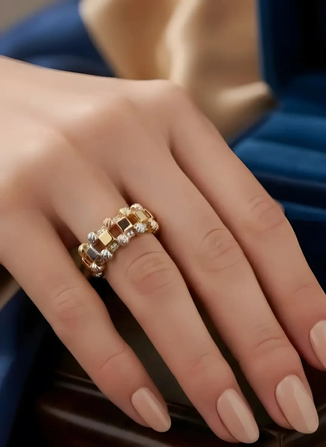 14 Ayar Küp Dorika Altın Yüzük – 2.00 Gram