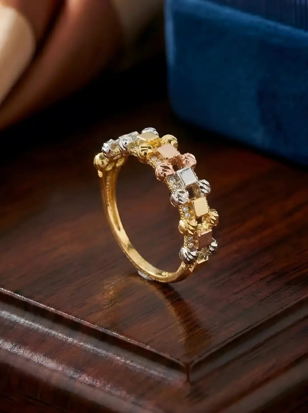 14 Ayar Küp Dorika Altın Yüzük – 2.00 Gram