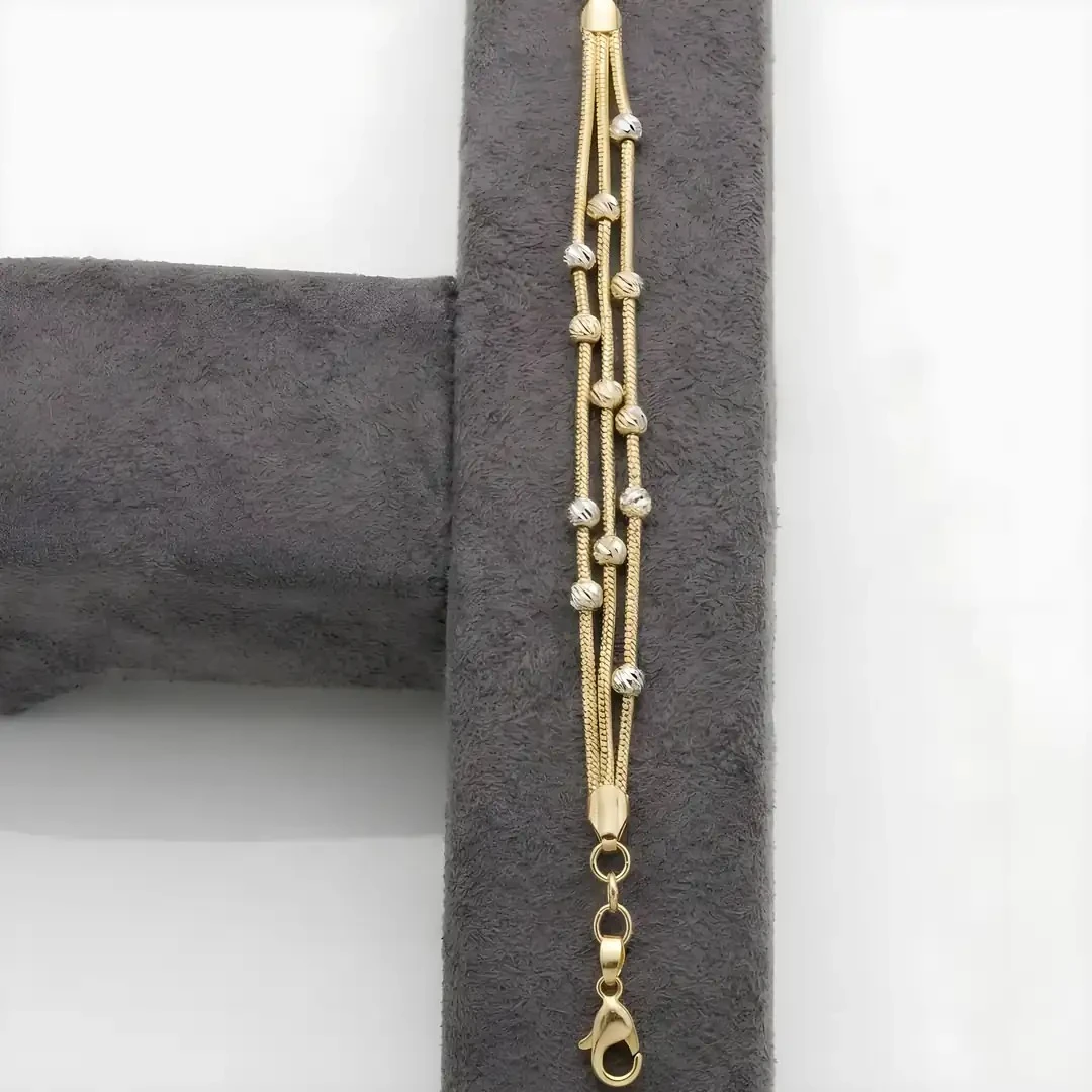 14 Ayar Altın Dorika Bileklik – 6.09 Gram Zarif Model