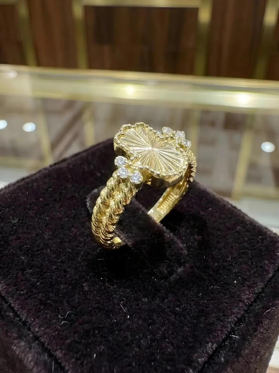 14 Ayar Dorikalı Fatma Ana Eli Altın Yüzük – 3.46 Gram