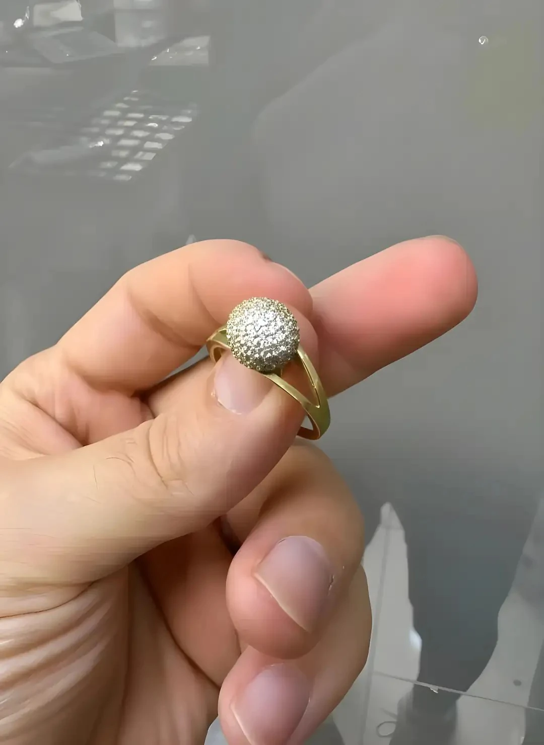 14 Ayar Desenli Altın Yüzük – 3.66 gr Şık Kadın Yüzük Modeli