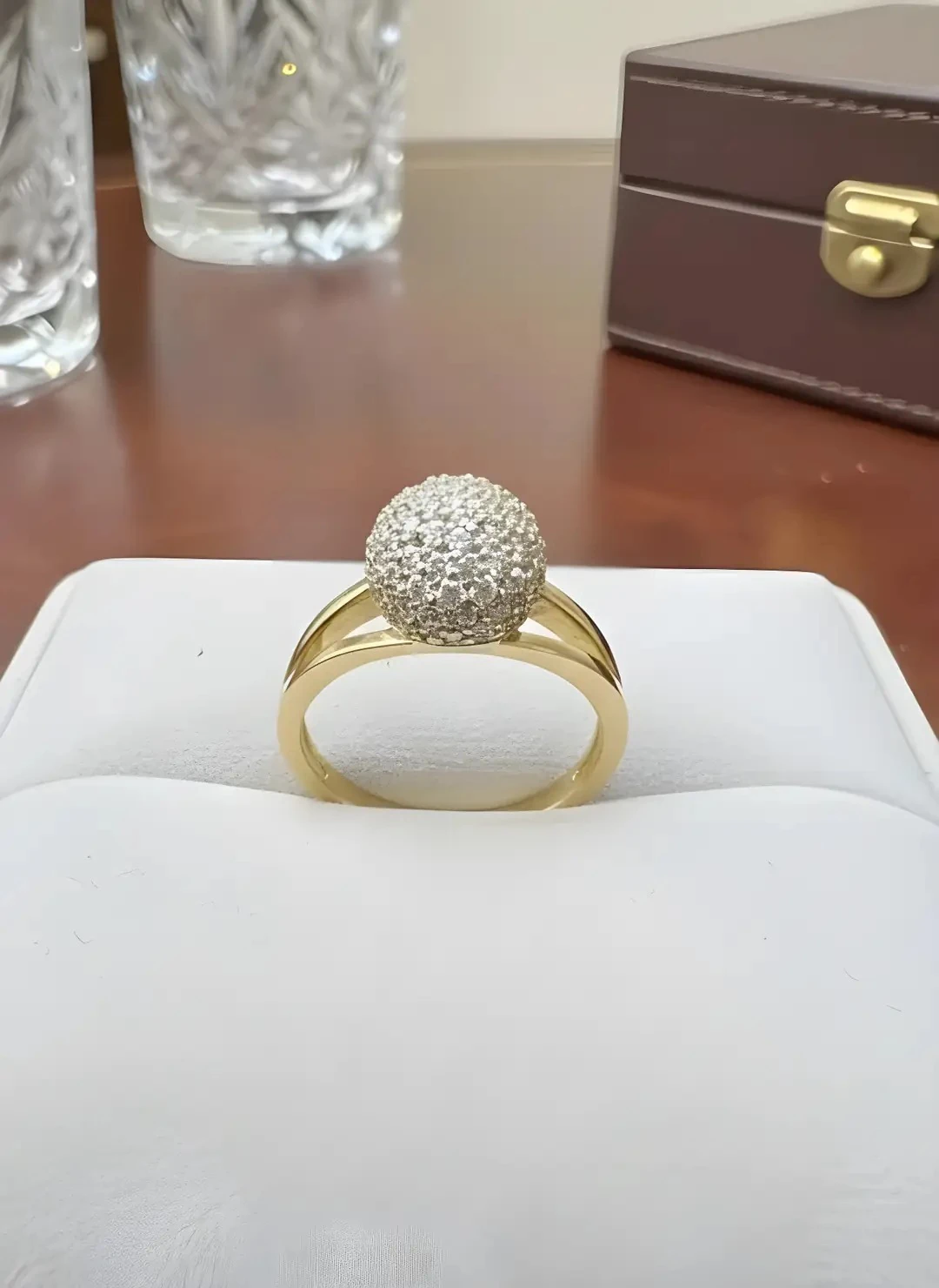 14 Ayar Desenli Altın Yüzük – 3.66 gr Şık Kadın Yüzük Modeli