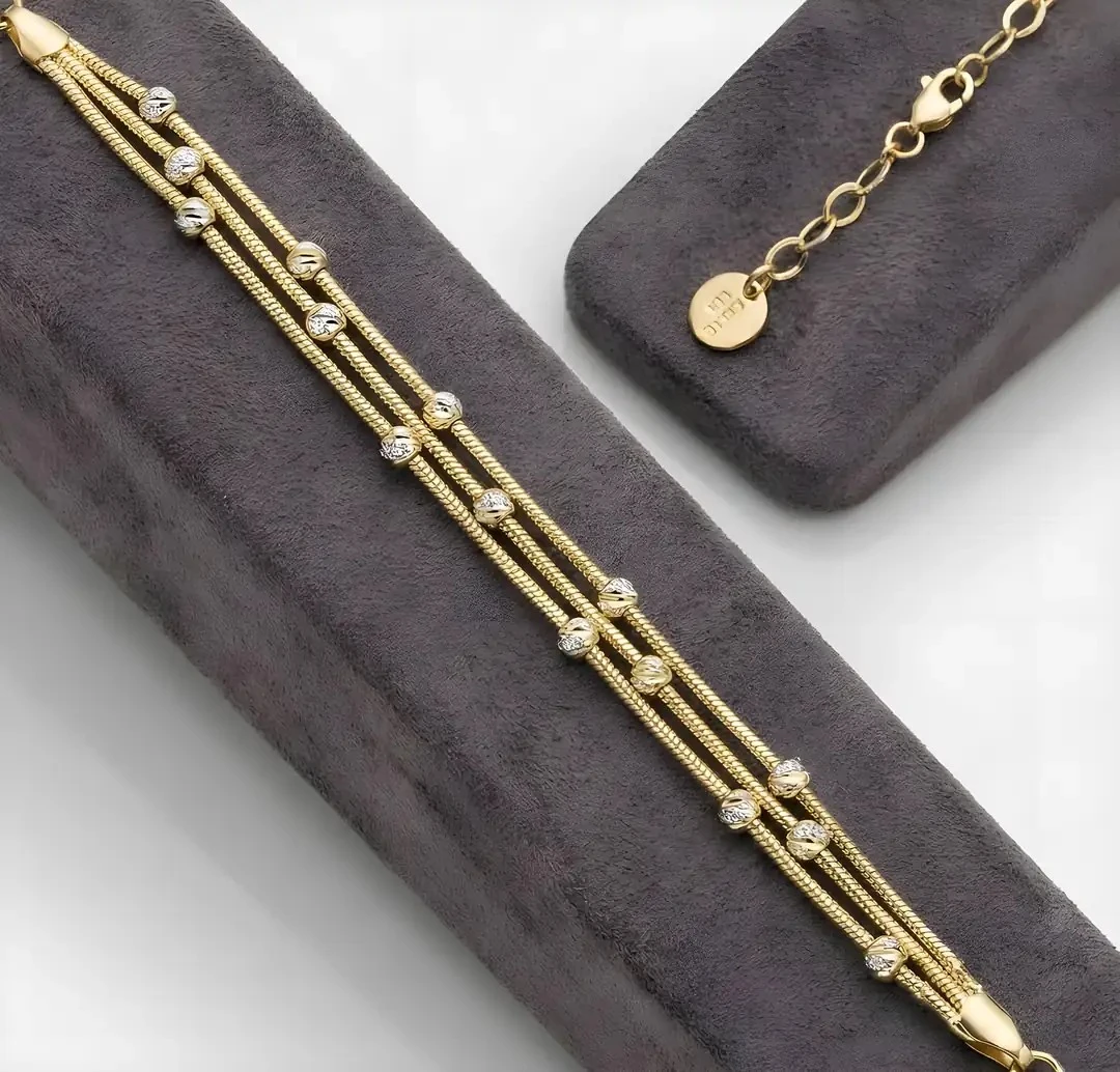 14 Ayar Altın Dorika Bileklik – 6.09 Gram Zarif Model