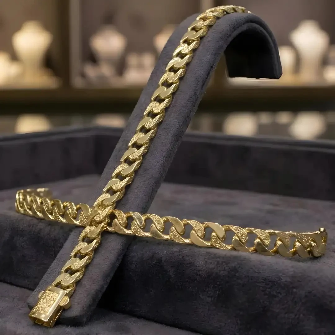 14 Ayar Altın Gurmet Bileklik – 13.10 Gram | Özel İşçilik & Şık Tasarım