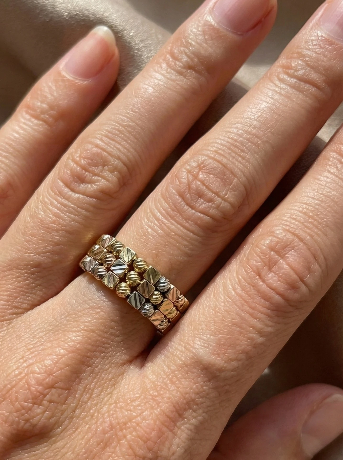 14 Ayar Küp Dorika Altın Yüzük – 3.54 Gram