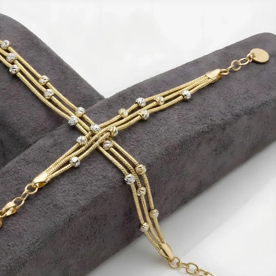 14 Ayar Altın Dorika Bileklik – 6.09 Gram Zarif Model