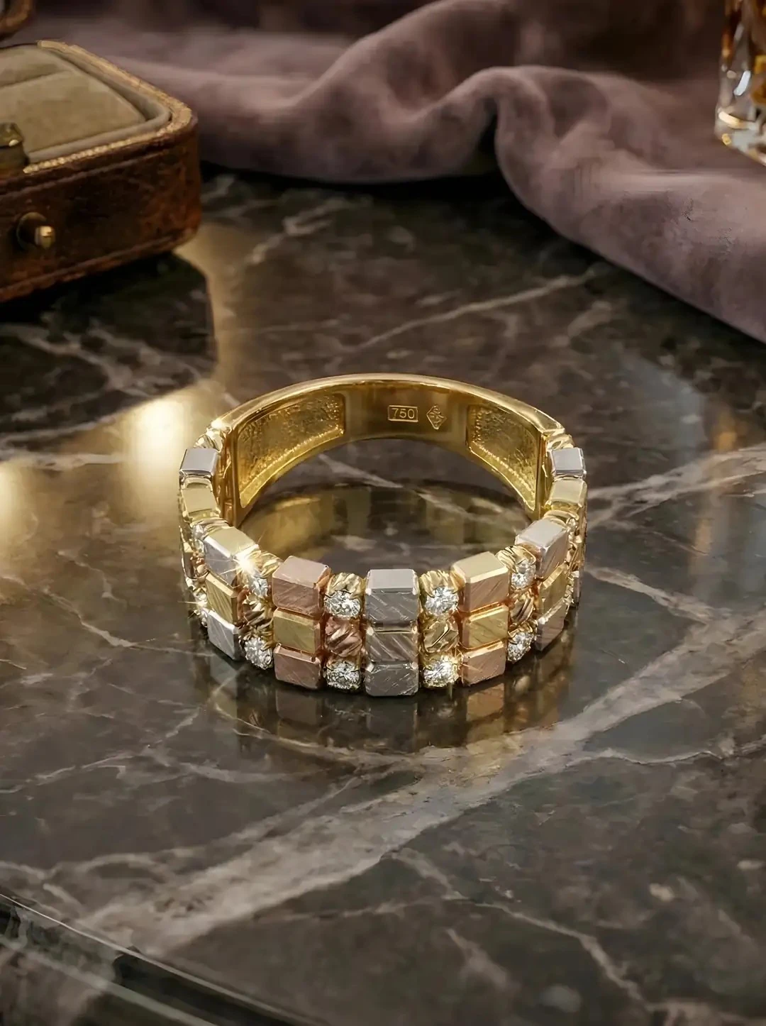 14 Ayar Küp Dorika Altın Yüzük – 3.54 Gram