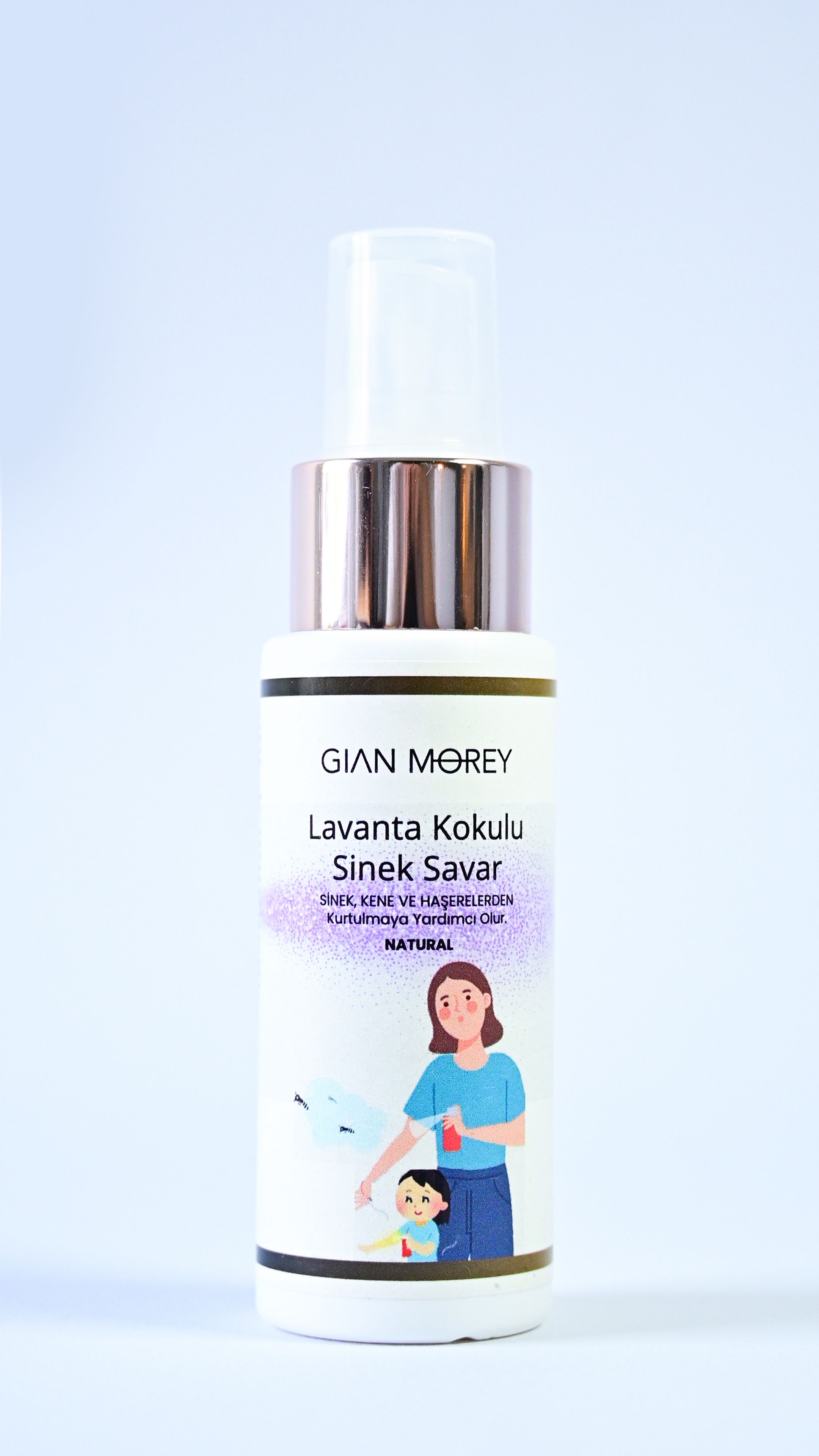 Gian Morey Lavanta Kokulu Sinek,Kene ve Haşera Kovucu 50 ML Sprey